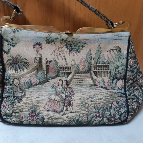Vintage style Tapestry handbag - Picture 8 of 12